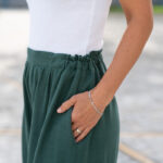 Smart Trousers 03 UNI – Sage, smart slow fashion, pohodlné nohavice, kvalitný materiál – 4